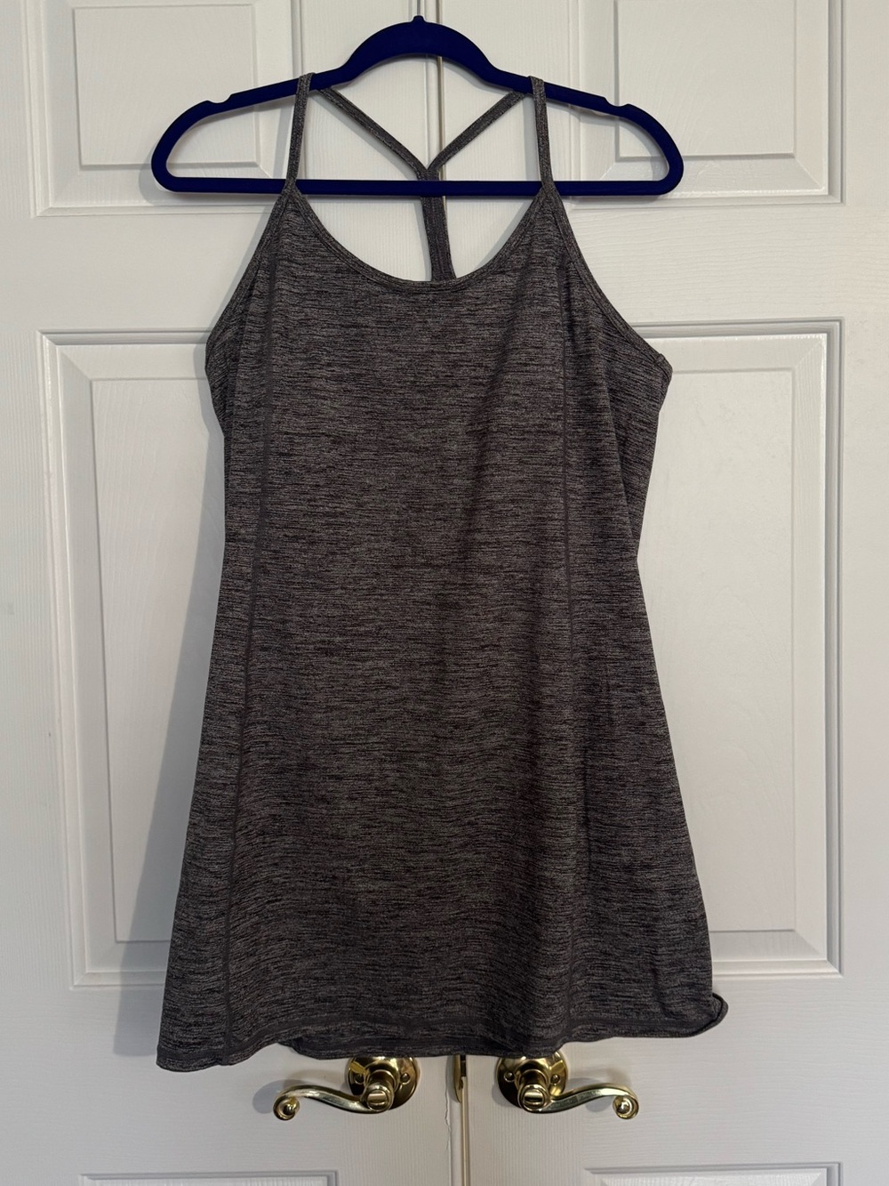 Calvin Klein Performance Gray Heather Strappy Tank Dress